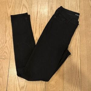 Black old navy skinny jeans 8 Tall EUC